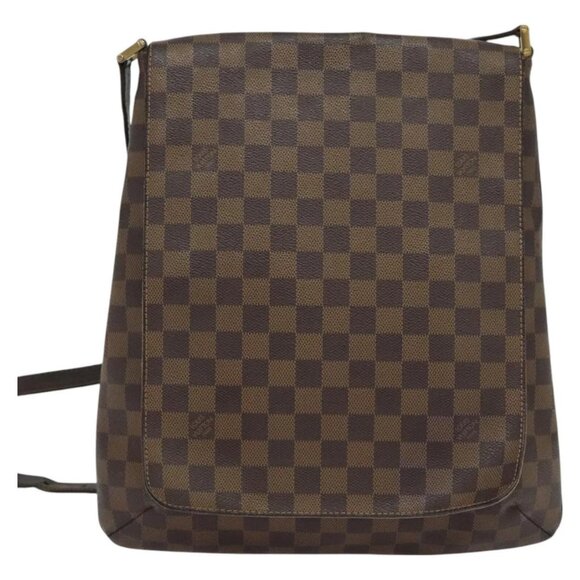 LOUIS VUITTON Damier Ebene Musette Shoulder Bag LV Auth - Picture 3 of 16